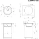 Кухонная мойка Ulgran U-601 328 бежевый