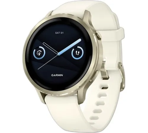 Умные часы Garmin Venu 4 41 мм золотистый/слоновая кость