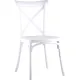 Стул Stool Group Кроссбэк пластиковый белый