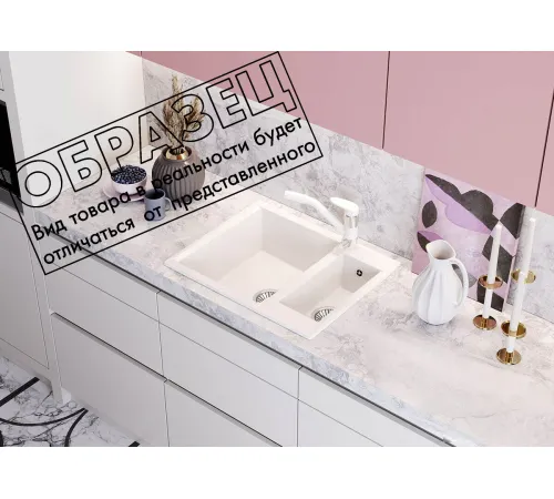 Кухонная мойка Polygran Brig 620 кремовый