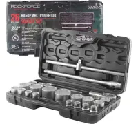 Набор трещотка с головками RockForce RF-68262-5 26 предметов