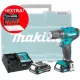 Дрель-шуруповерт Makita DF333DYX14 с 2-мя АКБ, кейс +набор оснастки
