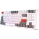 Клавиатура Royal Kludge RK-R87 RGB белый, RK Blue