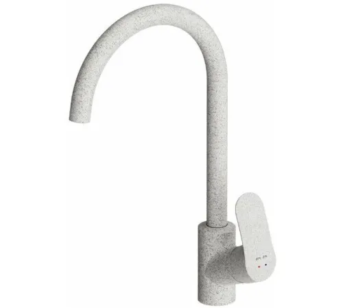 Кухонная мойка Berge BR-5850 + смеситель AM.PM Like F8007133 серый
