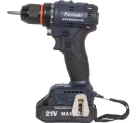 Дрель-шуруповерт Pioneer Tools CD-E2012BL-01C с 1-им АКБ, кейс