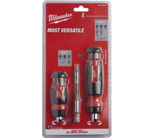 Набор отвертка с битами Milwaukee 4932492811 22 предмета