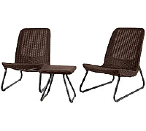 Набор садовой мебели Keter Rio Patio Set 211426 коричневый