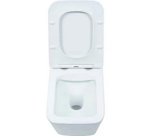 Унитаз подвесной Deante Bau VSS01102B с крышкой Slim Soft-Close белый