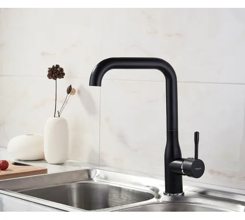 Смеситель Ledeme H98 L4698B черный матовый
