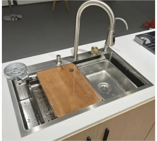 Кухонная мойка MARRBAXX C7546-R Decor C7546-DMR нержавеющая сталь