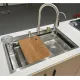 Кухонная мойка MARRBAXX C7546-R Decor C7546-DMR нержавеющая сталь