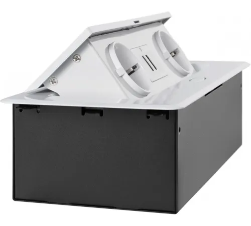 Сетевой фильтр CACTUS CS-SOCKET-EU/USBA-WH