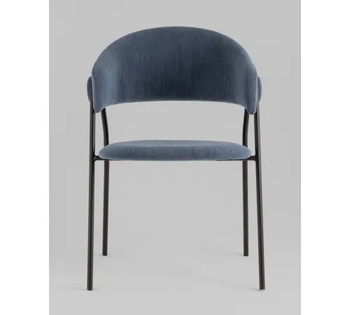 Стул Stool Group Колин NEW AV 487 вельвет пыльно-синий