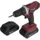 Дрель-шуруповерт Pioneer Tools CD-M2012C-USP с 2-мя АКБ, кейс, оснастка