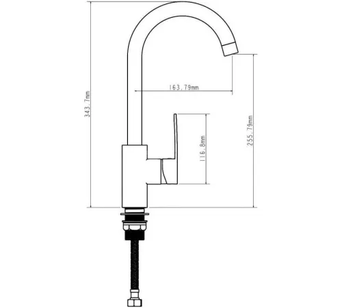 Смеситель Econoce EC0273WT