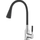 Смеситель Ledeme L4199-2 хром/черный