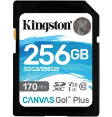 Карта памяти Kingston Canvas Go! Plus SDXC 256GB SDG3/256GB