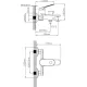 Смеситель Econoce D35 710 EC0712BL черный