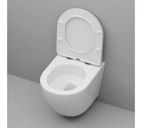 Унитаз подвесной AM.PM Like AquaSpin 2.0 C801901SC с сиденьем