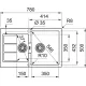Кухонная мойка Franke Sirius 2.0 S2D 651-78 Tectonite 143.0628.385 белый