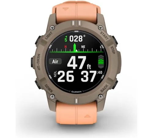 Умные часы Garmin Descent G2 коричневый/розовый