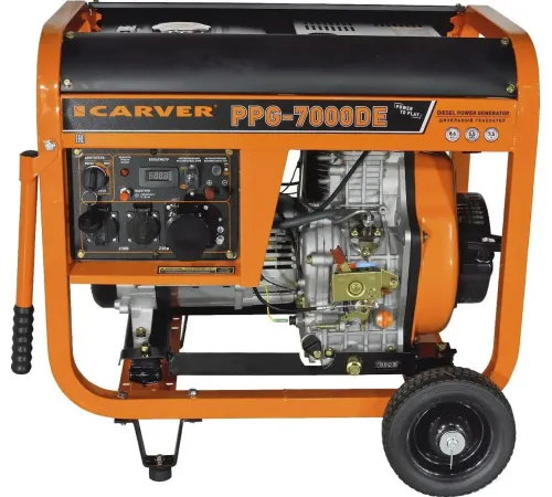 Дизельный генератор Carver PPG-7000DE