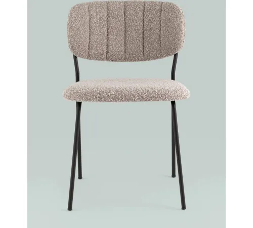 Стул Stool Group Кэрол без подлокотников FDC9003 DC2635-4A grey букле серый/черные ножки