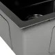 Кухонная мойка ARFEKA ECO AR 450*450 BLACK PVD NANO DECOR MILLET GRAINS настольная