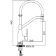 Смеситель Ledeme L4798B-2