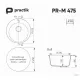 Кухонная мойка Practik PR-M 475-003 светло-серый