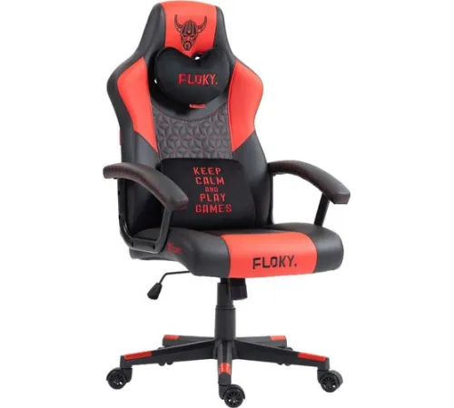 Игровое геймерское кресло FLOKY Huginn Red SP красный