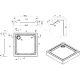 Душевой поддон AM.PM Gem W90T-403-090W