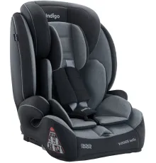 Детское автокресло Indigo Winner Isofix YB706B темно-серый/светло-серый