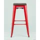 Табурет Stool Group TOLIX WOOD барный красный глянцевый