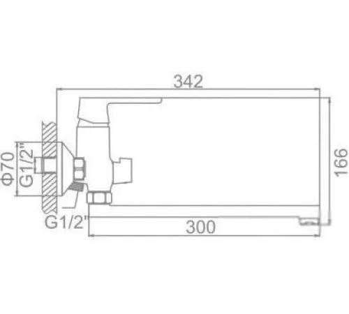 Смеситель Ledeme L2277