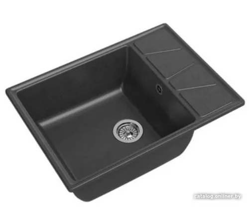 Кухонная мойка GranFest GF-V680L графит