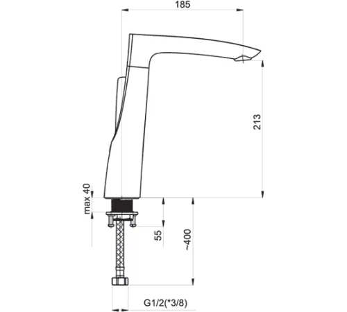 Смеситель  Rubineta Aero-33 540034