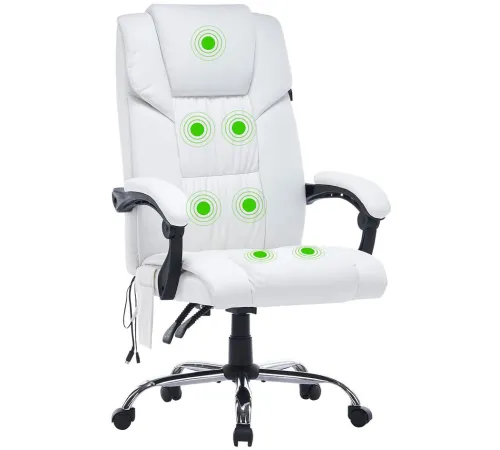 Кресло CACTUS CS-CHR-OC02M-WT белый