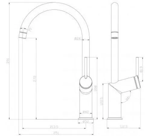 Смеситель Lemark Minima LM3805C
