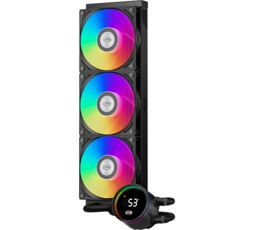 Система жидкостного охлаждения для процессора PCCooler DA360 Pro ARGB Digital черный