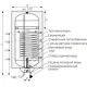 Накопительный электрический водонагреватель Galmet Neptun Kombi SGWS100-R SH