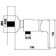 Смеситель Ledeme H44 L2044