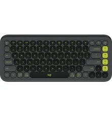 Клавиатура Logitech Pop Icon Keys 920-013087 графитовый/зеленый, с гравировкой