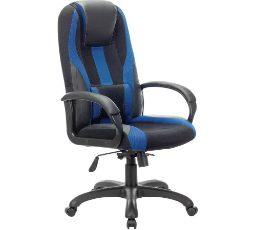 Кресло Brabix Rapid GM-102 черный/синий