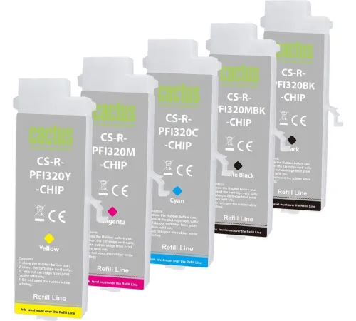 Картридж CACTUS CS-R-PFI320SET-CHIP