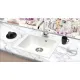 Кухонная мойка Berge BR-4803 белый матовый