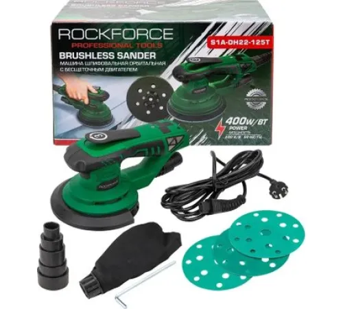 Эксцентриковая шлифмашина RockForce RF-S1A-DH22-125T