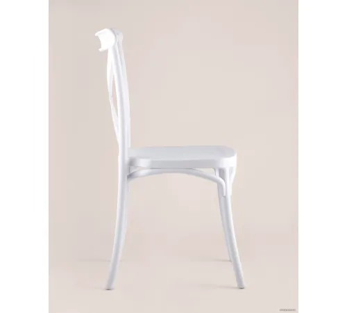 Стул Stool Group Кроссбэк пластиковый белый