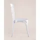 Стул Stool Group Кроссбэк пластиковый белый