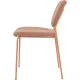 Стул Stool Group Gigi DRC-9155-B коричневый букле/ножки розовые
